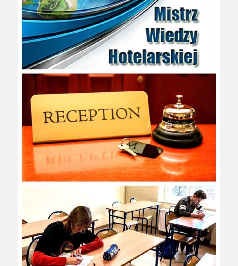 Read more about the article Ogólnopolski Konkurs  „Mistrz Wiedzy Hotelarskiej”