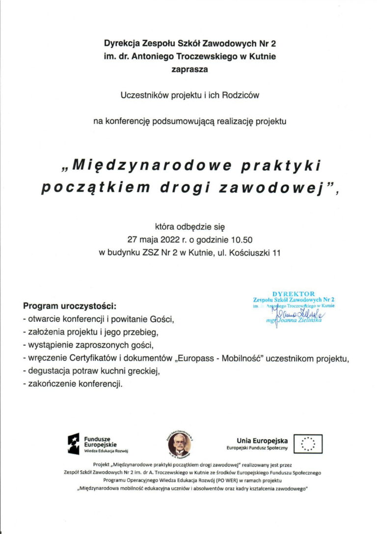 Read more about the article Zaproszenie
