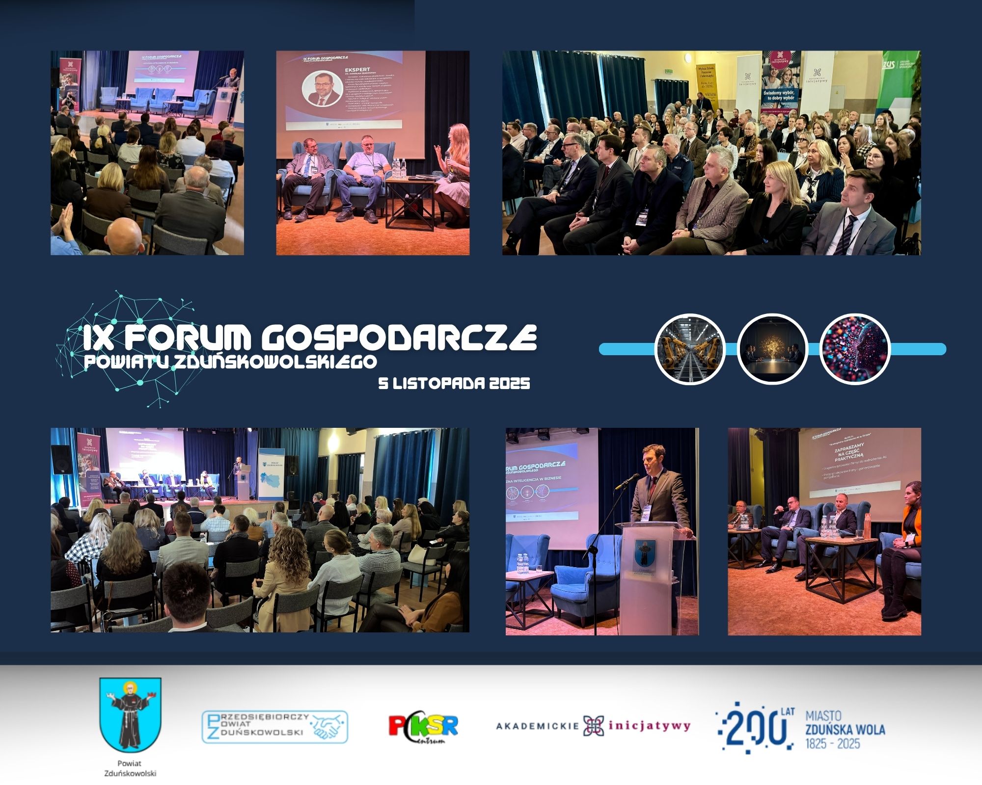 Kolaż 5 listopada 2025 Konferencja